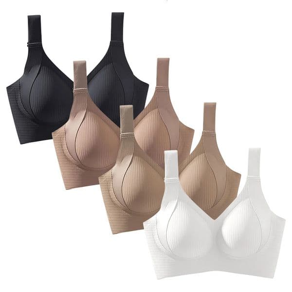 Women Daily Wear High Support Full Cup No Trace Solid Color Underwire Bra Large Busts Maternity Clothes Comfort Bralette 251110BANJIA