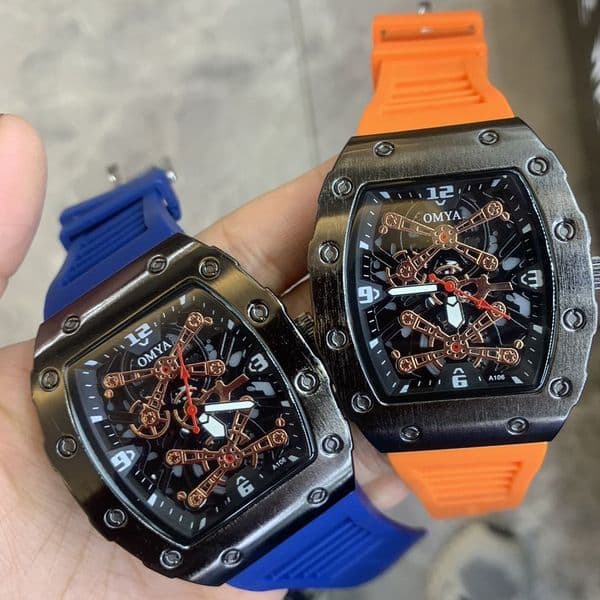 Foreign Trade Barrel Quartz Waterproof Sports Square Men's Cross-Border Wholesale Watch
