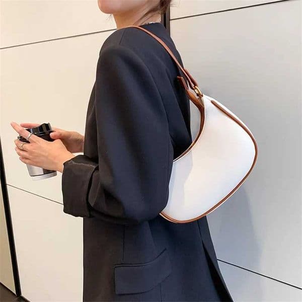 Womens clutch handbag fashionable solid color PU leather underwear shoulder bag womens bag Z250416-1