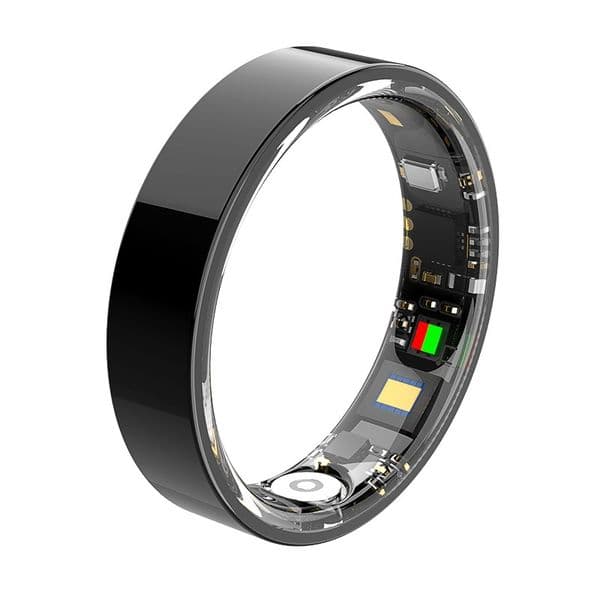 SmartRing Ultra-Thin Decorative Finger Ring with Activity Tracking Sleep Monitoring App Connectivity ring Waterproof Portable Charging Case