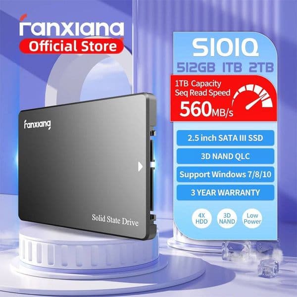 Fanxiang SSD S101Q 25 inch SATA SSD 256GB 512GB 1TB 2TB 560MB/s Hard Drive SATA30 Internal Solid State Disk For Desktop PC thumbnail 2