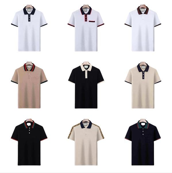 Designer polos Men's T-Shirts Fashion Embroidered Neck Cotton High street men Oversized T-Shirt Casual couple Clothes Asian size M-3XL