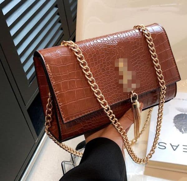 Hot fashion small square bag 2025 new women's versatile single shoulder bag crossbody bag women's chain bag