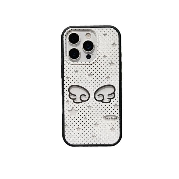 Star Wings Phone Case Compatible with iPhone 17/16 Pro Cartoon Personalized Transparent iPhone 15/14 Full Coverage