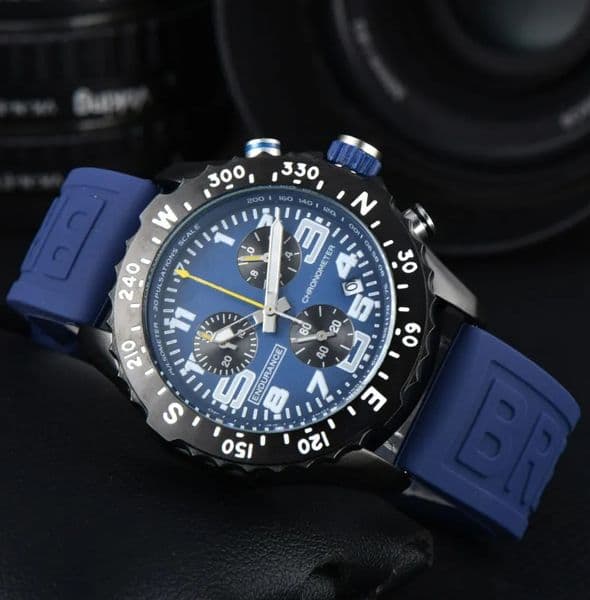 Men watch Hot Sale Sport Watches Quartz Luxury Wristwatch Multifunctional Automatic Date Rubber Strap Hot Sale Fashion Male Clocks mens watches