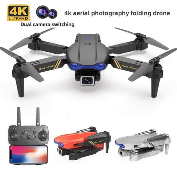 E99 Drone Aerial Photography HD Dual Camera Three-Sided Obstacle Avoidance Remote Control Aircraft K3pro Foldable