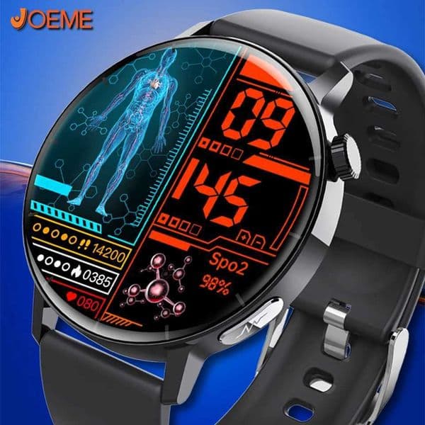 JOEME 2024 ECG Call Smart Watches With Red Light Blood Analysis SpO2 Pressure HRV F67Pro SmartwatchM251117