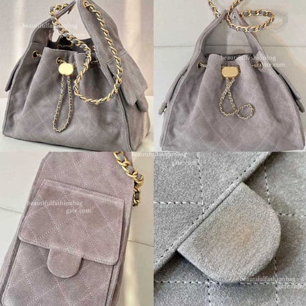 Shoulder Bags Designer Mirror Quality diamond check long chain fashion bucket crossbody bag Big homeless person 25 hobo bag suede leather casual luxury bags Handbag