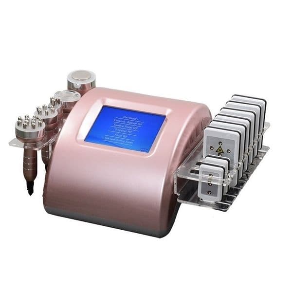 6 in 1 Lipo Slimming Massager Cavitation RF Machine 40K Cavitation Vacuum Slimming Skin rejuvenation Machine
