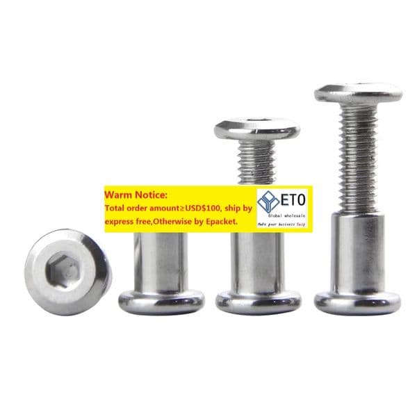 M6 Flat head set screw hex socket fastener children's bed furniture chair table cabinet fittings combination connecting bolt ZZ