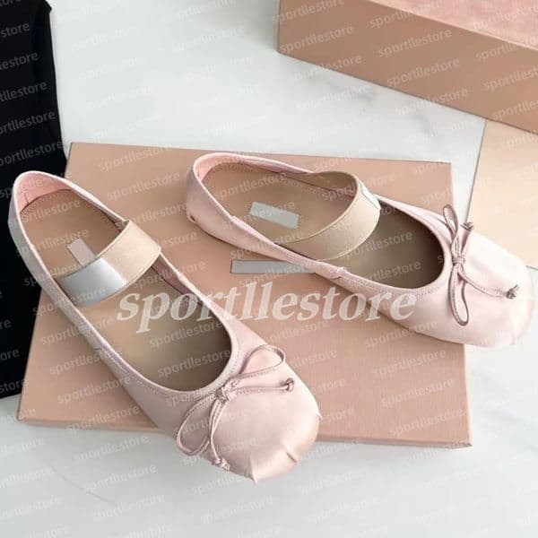 Ballet Flat Slingbacks Dress Shoe Women Designer casual Round Toe Sexy Ballerina Sip On quilted Genuine Leather Calfskin Loafer Paris Sole Shoes With Box 35-41