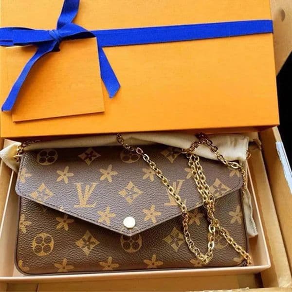 Designer Bag 3 Piece Shoulder Bag High Quality Luxury Cross Body And Vintage Flower Flora Chain Quality Purse Women's Fashion Everyday Outfit Luxury Bag