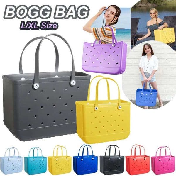 2026 New Bogg Mini Rubber Handbag XL L M Size EVA Waterproof Summer Storage Basket Womens Shopping Childrens Beach Bag W250417 Free Shipping