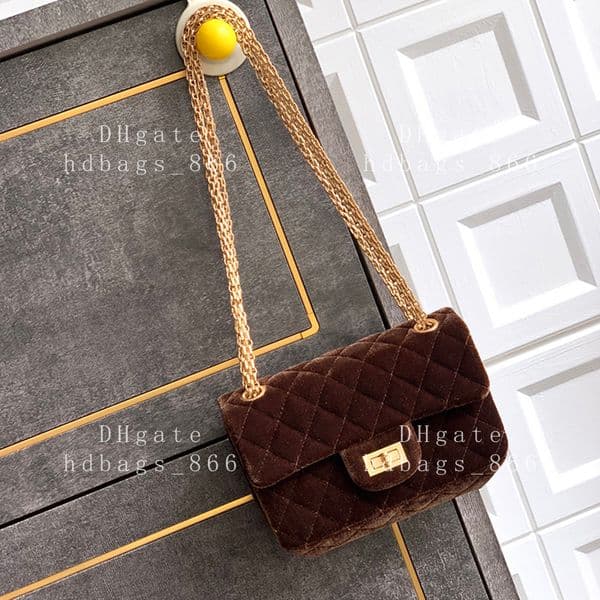 20A Top quality designer bag luxury flap bag women shoulder bag Genuine leather chain bag 20cm with box 24C07B