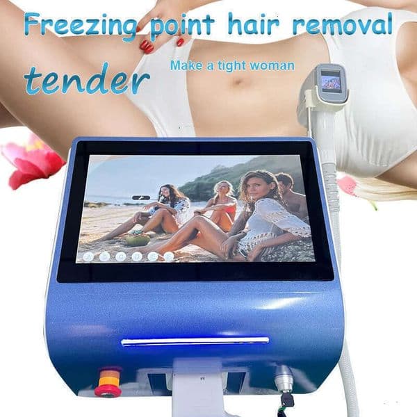 New Model High End Diode Laser Hair Removal 808 755 1064 Wavelength Millions Shot Ice Point Hair Remover Depilation Skin Rejuvenation Ice Laser Machin