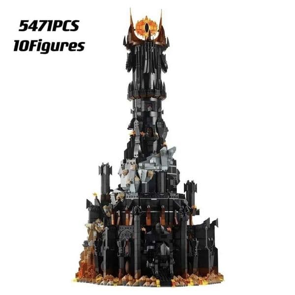 2024 NEW 10333 Black Tower Model Building Blocks Kit Bricks Dark Tower Toy for Kids Adult Birthday Christmas Gift 5471pcs Y250624 C251011