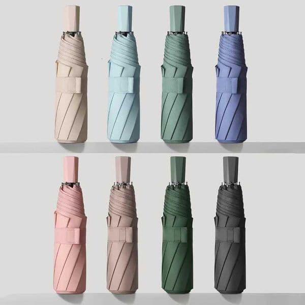 8 Ribs Mini Rain Umbrella Anti UV Paraguas Sun Umbrella Rain Windproof Light Folding Portable Umbrellas for Women Men Children C251117