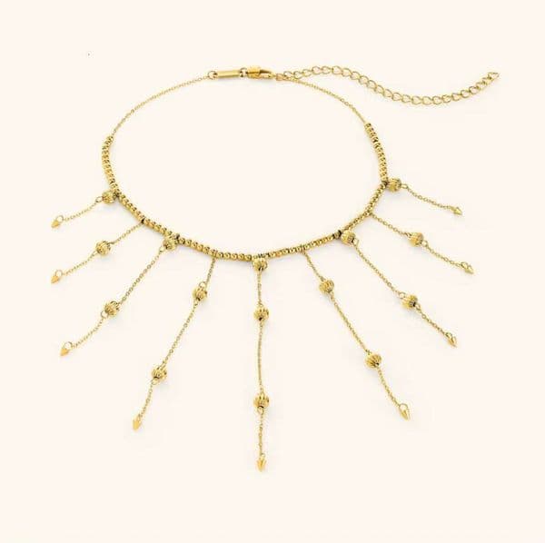 Inspire fashion, women's full of light, sky comet necklace, non color changing boutique jewelry gift, Eid al Fitr