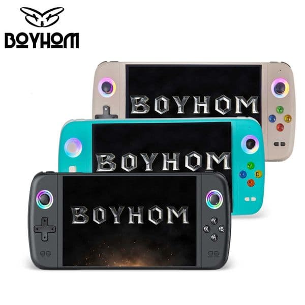 BOYHOM 7 Inch 1024600 I Screen M27 Handheld Game Console Joystick RGB Lightning Retro Video Game Consola Player Gift MAX 256GW251118