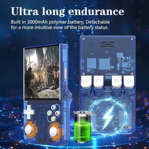 Portable R36Ultra Retro Handheld Game Console 40-inch Open-source Linux System 64/128GB New Portable Video Player Handheld GameW251120