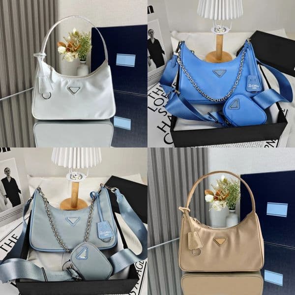Designer bag luxury bag 2000 Hobo nylon Tote Bag shoulder bag crossbody Shopping bag Beach bag waterproof Womens school travel Glamorous Commute Sweet Trendy Fit