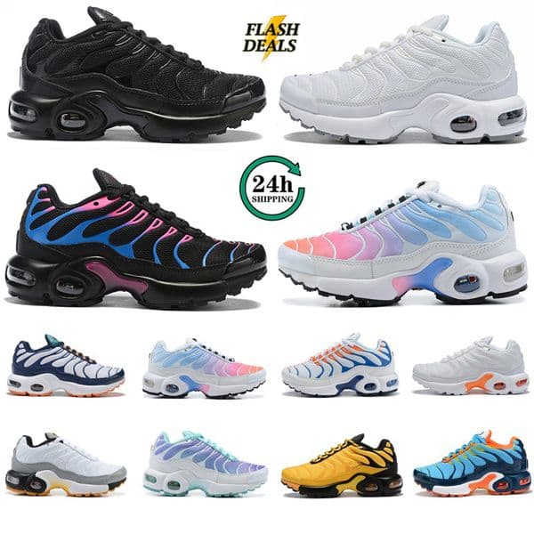GAI Kids Athletic Outdoor Plus Shoes Sneaker Triple Black White Red Rainbow Worldwide Kumquat Marina Preschool Girls Boys Kid Babies Child Trainer Sports Sneakers