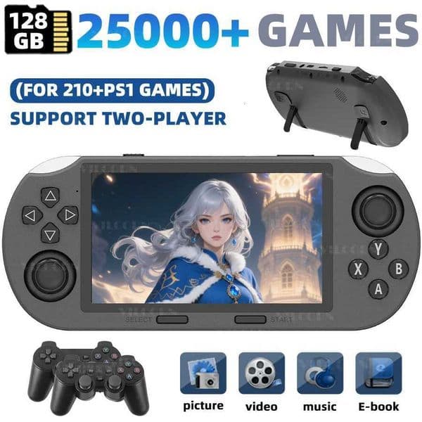 SF3000 Retro Handheld Game Console 45inch I Portable Video Game Console 128G 25000 Games For 1 SFC GBA Pocket Video PlayerW251118