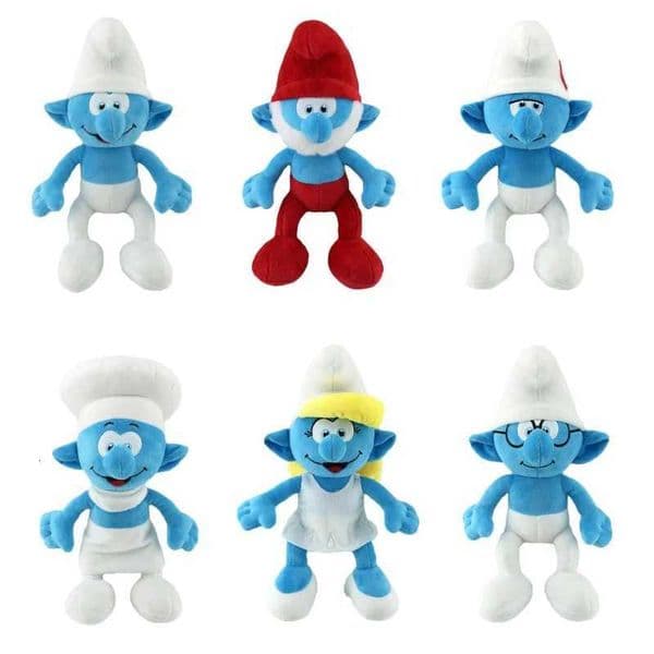 New 32cm Cartoon Animation Peripheral Blue Elf Plush Toy Kawaii Doll Pillow Home Decoration Ornament Childrens Christmas Gift Z251118