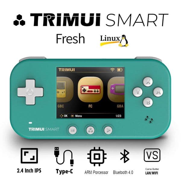 2024 NEW TRIMUI SMART Handheld 24 I Screen Wifi BT40 Smart Pro Mini Linux System Retro Portable Video Simulator ConsoleW251118