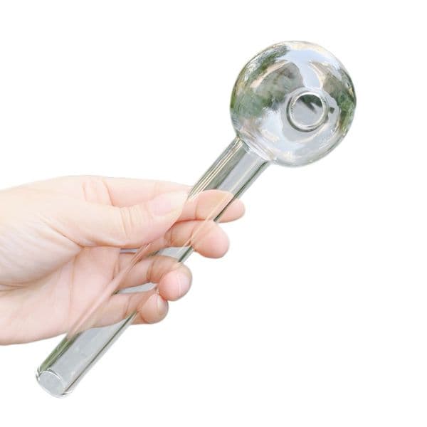 8 inch / 20cm Super big hookah large 50mm ball thick glass oil burner smoking glass pipe 852