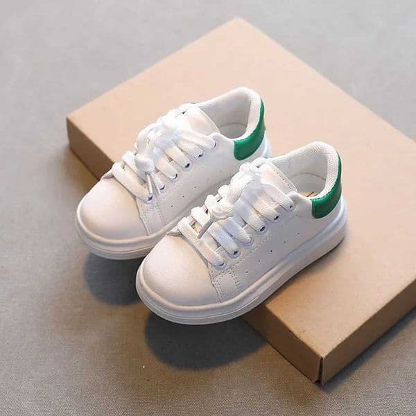 Kids Casual Sports Children Fashion Running Thick Bottom Lace Up Shoes Soft Sole Breathable Non-slip Sneakers H260130