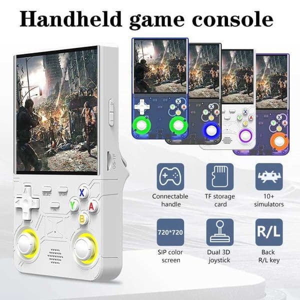 Retro R36 ultra Handheld Video Game Console 40 Inch I Screen 128GB Preloaded Games Portable Pocket Player Linux SystemW251118
