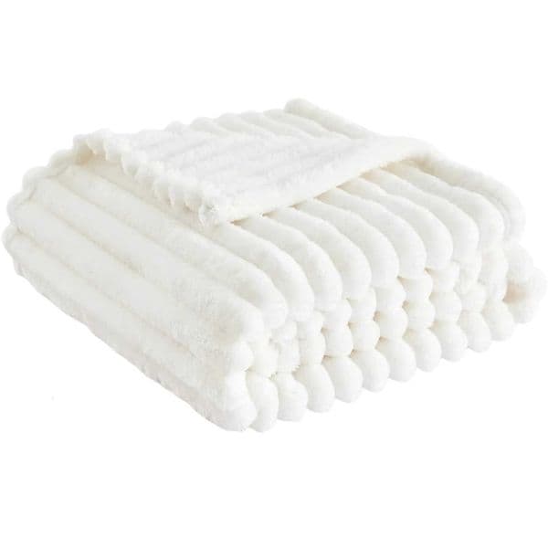 Soft Blanket Super Cfortable Baby Blanket Newborn Gift Leg-Covering Blanket Rrsible Stripes 30x40 Inches Soft Blanket H251118