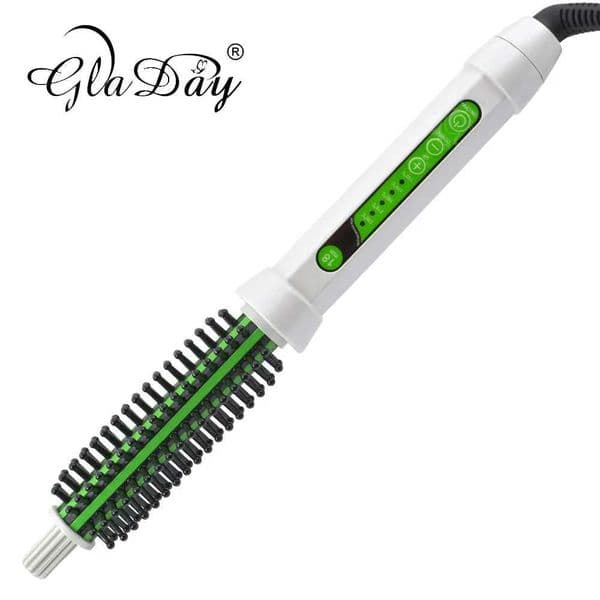 Ceramic Curling Brush Electric Comb Hair Brush LED Curling Brush Curling Brush W250418