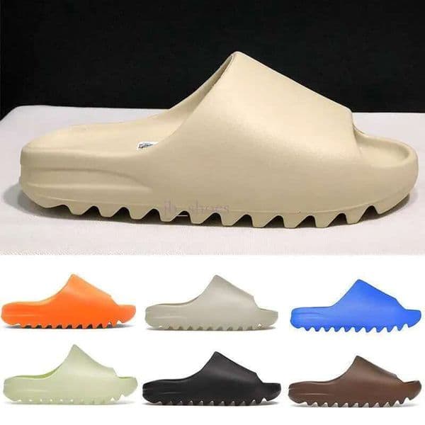 Slippers Shoes Sandals Designer Slides Trainers Sliders Slider Mens Dhgate Fashion Shoe with Box Bone White Resin Sand Beach Men Womens 2025 News