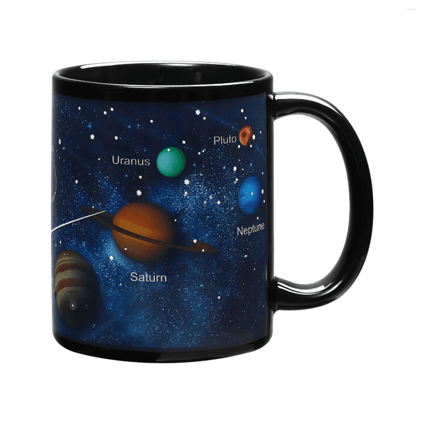 Mugs 1pc Heat Color Changing Cup Solar System Mug Ceramic Coffee Drinking (330ml) Yerba Mate Beer Copper Dachsund
