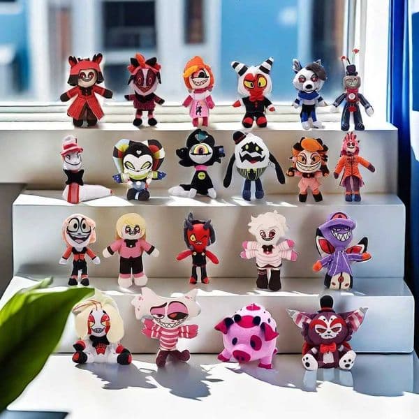 2026 New 2026 Best Sellers Children TV Cartoon Hazbin Hotel Peluches Interesting Stuffed Plush Dolls Charlie Morningstar Vaggie Alastor Z251118 Toys