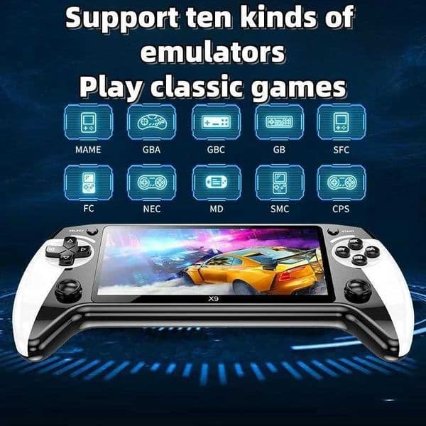 X9 handheld game console retro game console classic video game screen TV 55-inch connection 30000I support F1K5W251118