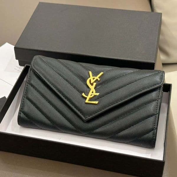 Top quality wallet credit designer booth, Parisian style classic leather card bag, luxurious women's high-end folding coin wallet, phone bag with box