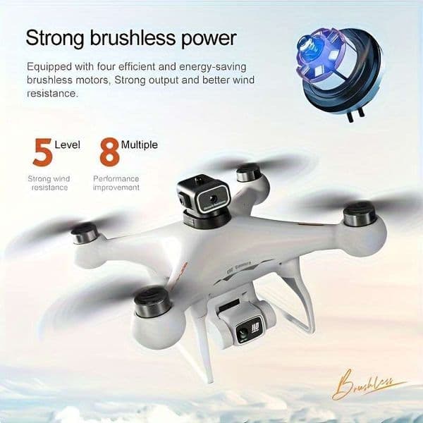 Drone 360 ° Infrared Obstacle Avoidance, High-Definition Dual Camera Aerial Photography, Positioning Hovering, Quadcopter Optical Flow Remote Control