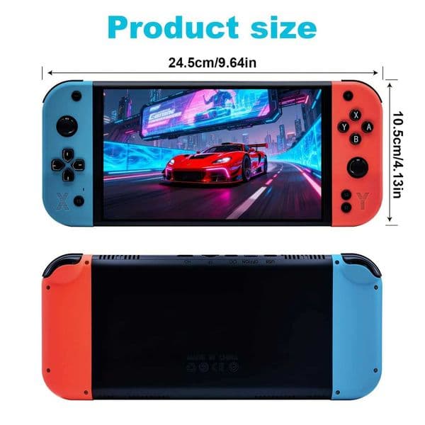 G90 portable retro game console 7-inch 4K I screen Linux system equipped with quad core high-performance chip runs smoothlyW251120