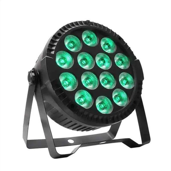 14x10W LED Flat Par Light RGBWA+UV LED Par Light DMX512 Control DJ Disco Bar Club Party Stage Lighting Event Display Z250417