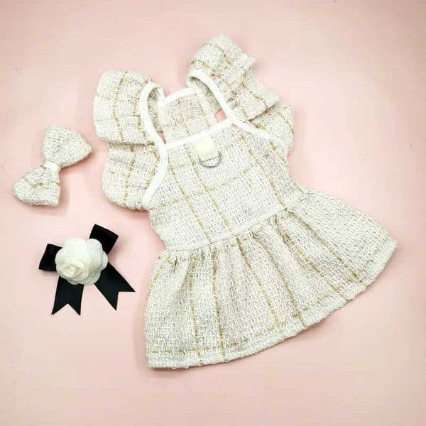 New Pet Holiday Clothes Puppy Skirt for Small and Medium Girl Dogs C251118
