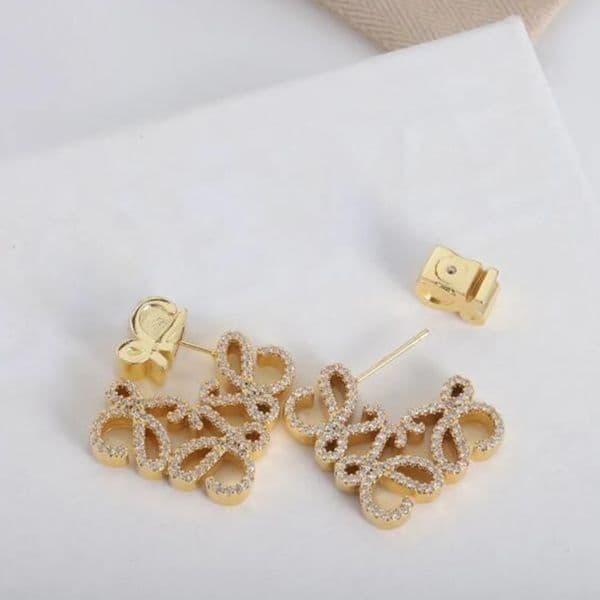 Stud luxury gold stud elegant 18k goldplated designer hoop earrings women perfect for weddings parties