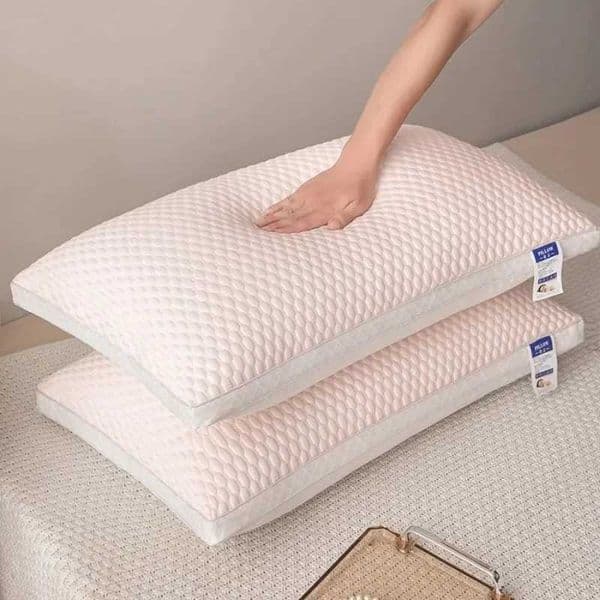 Ice Beans 3D Cooling Pillow Summer Breathable Cervical Neck Support Pillow Washable Non-collapsible Pillow Core for Home Sleep L260606