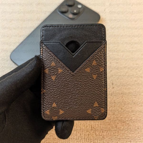 luxury Fashion Casual Designer Luxury Porte Cartes Magnet Phone Card Holder Wallet Coin Purse Key Pouch magnetic cardtransportation credit shopping card