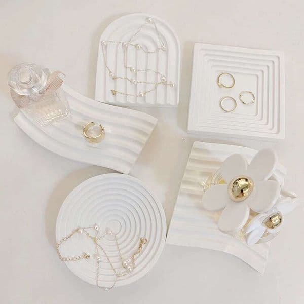 Jewelry Accessories Bracelet Storage Tray Photography Props Background Decoration Resin Ornaments
