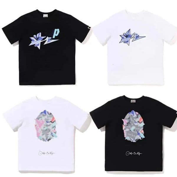 Bathing App Shirt Unisex Oversized Tshirt Designer Clothes Bapp Print Graphic Tee High Street Hip Hop Streetwear Bathingape T Shirts Def
