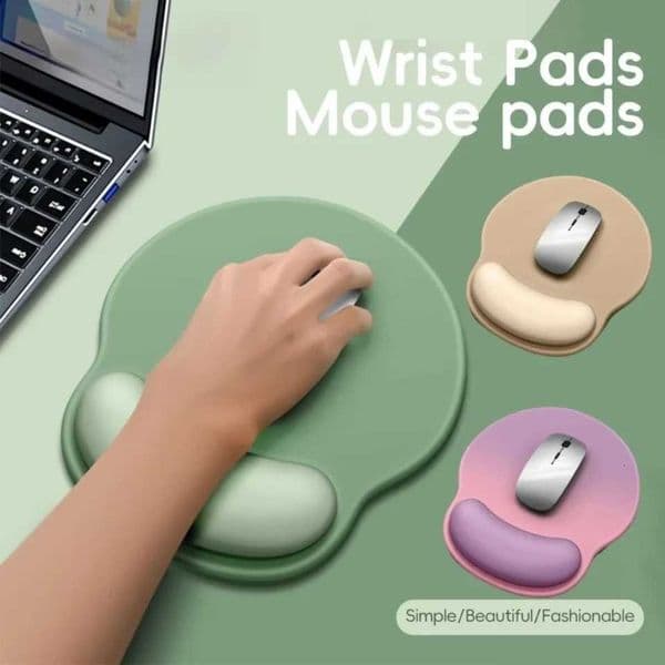 Durable Non-Slip Gradient Mouse Pad Soft Silicone Comfortable Wrist Rest Smooth Surface Ergonomic Mouse Pad Computer DesktopM251119