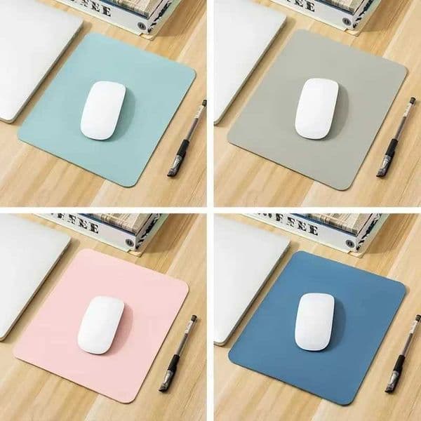 Small PU Mouse Pad Single-sided Solid Color Universal Non-slip Pad Mouse Pad Suitable For PC Laptops Office PU Gaming Mouse PadM251119